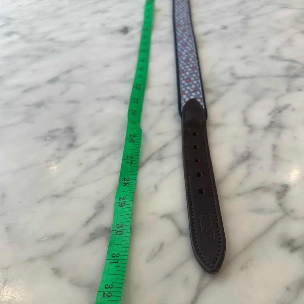 Vineyard Vines Boys’ Classic Canvas & Leather Club Belt - Size 26